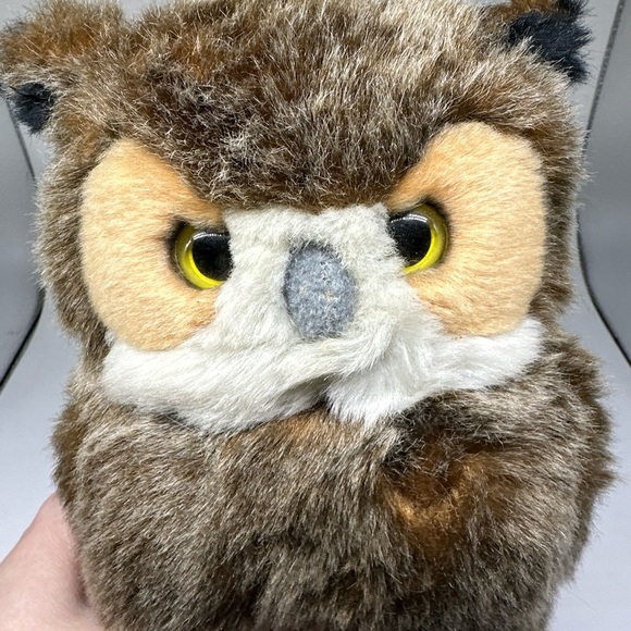 Gund Hibou‎ Owl Gundimals 6" Soft Toy Plush Beanie Comforter - Picture 1 of 8